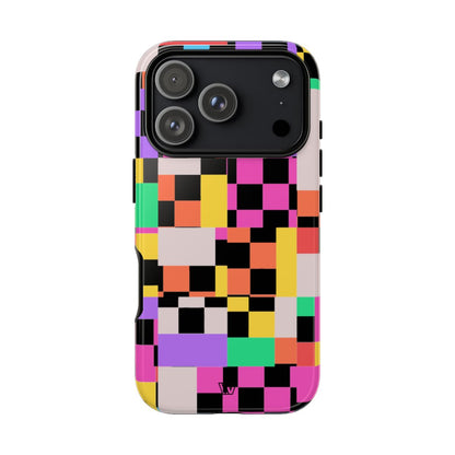 MASHED UP CHECKERBOARD | Tough Phone Case