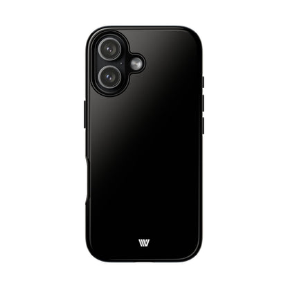 JET BLACK | Tough Phone Case