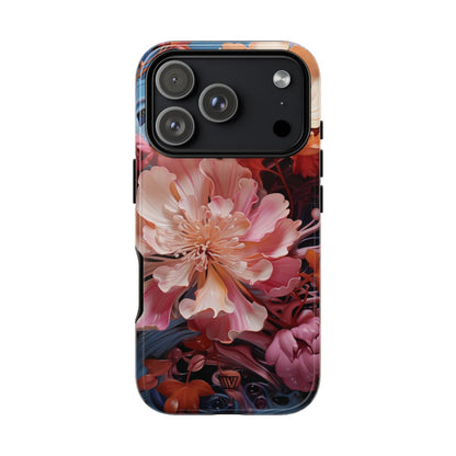PAINT SWIRL FLOWERS | Tough Phone Case