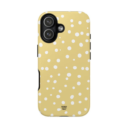 MUTED YELLOW DOTS | Tough Phone Case