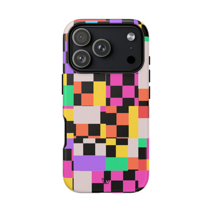 MASHED UP CHECKERBOARD | Tough Phone Case