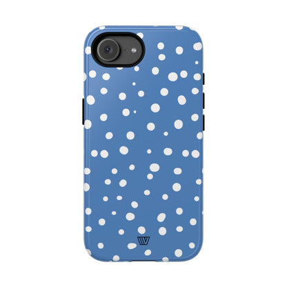 DUSTY BLUE DOTS | Tough Phone Case