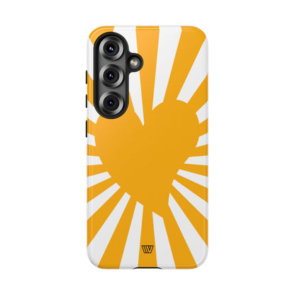 HEART SUN RAYS | Tough Phone Case