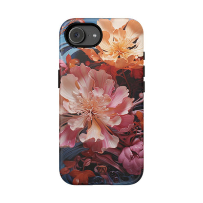 PAINT SWIRL FLOWERS | Tough Phone Case