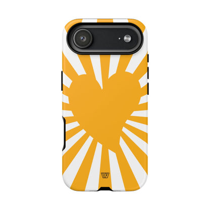 HEART SUN RAYS | Tough Phone Case