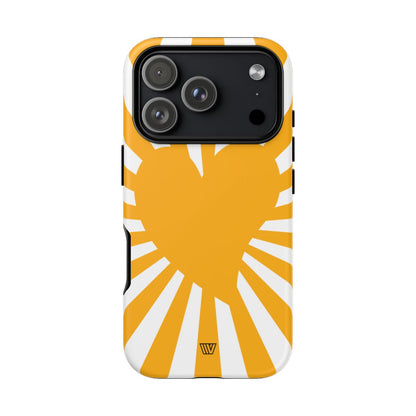 HEART SUN RAYS | Tough Phone Case