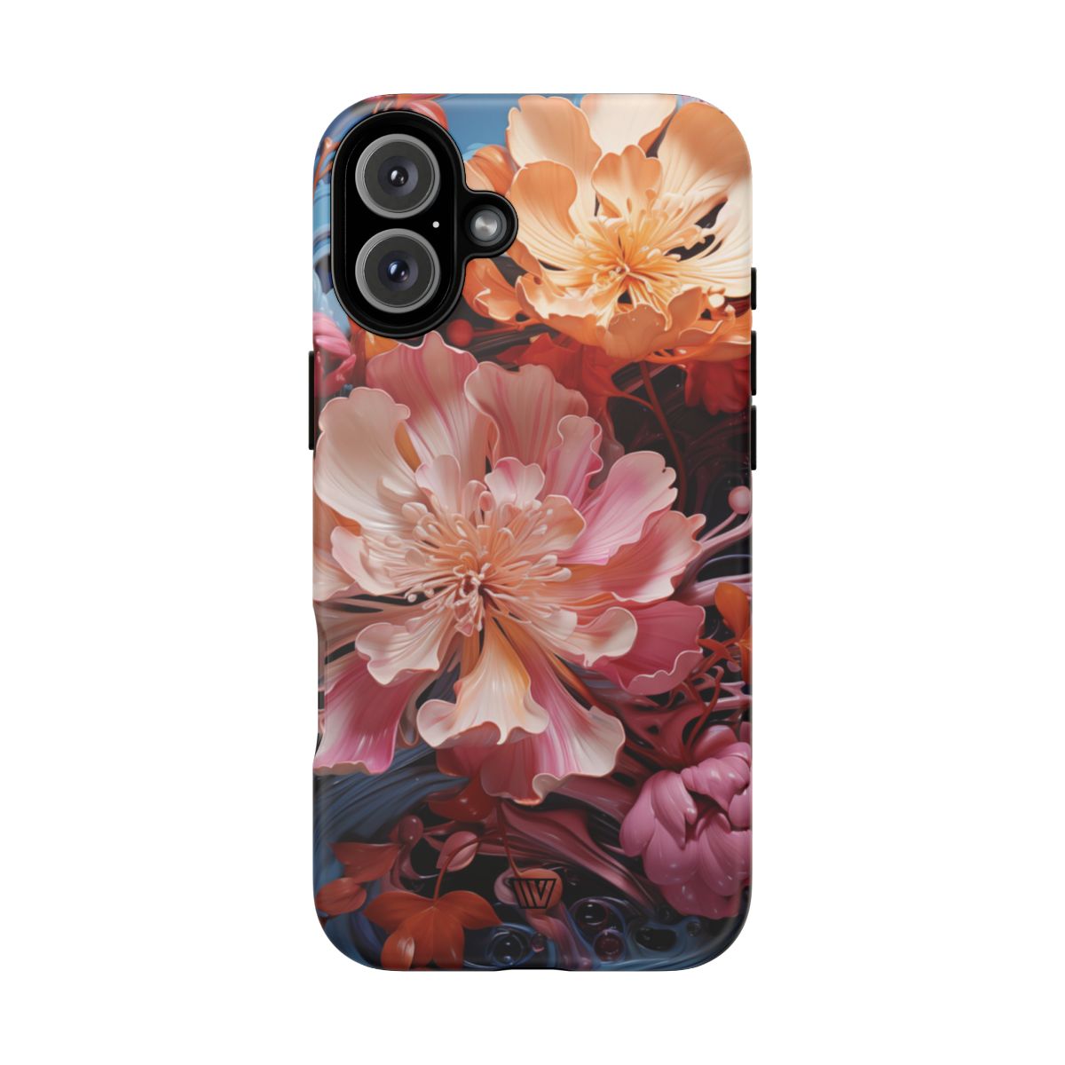 PAINT SWIRL FLOWERS | Tough Phone Case