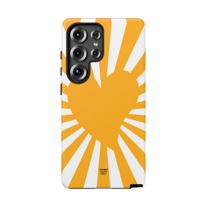 HEART SUN RAYS | Tough Phone Case