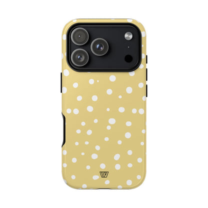MUTED YELLOW DOTS | Tough Phone Case
