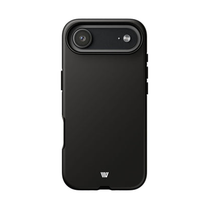 JET BLACK | Tough Phone Case