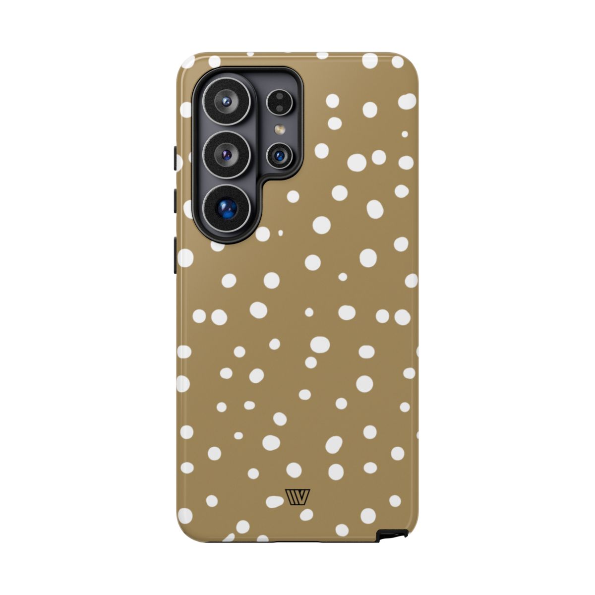 DARK BEIGE DOTS | Tough Phone Case