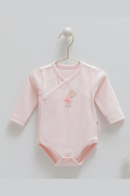 Pink Bodysuit with Balloon Print