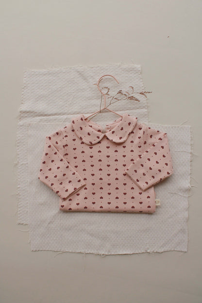 Pink Heart Collar 2 Piece Set