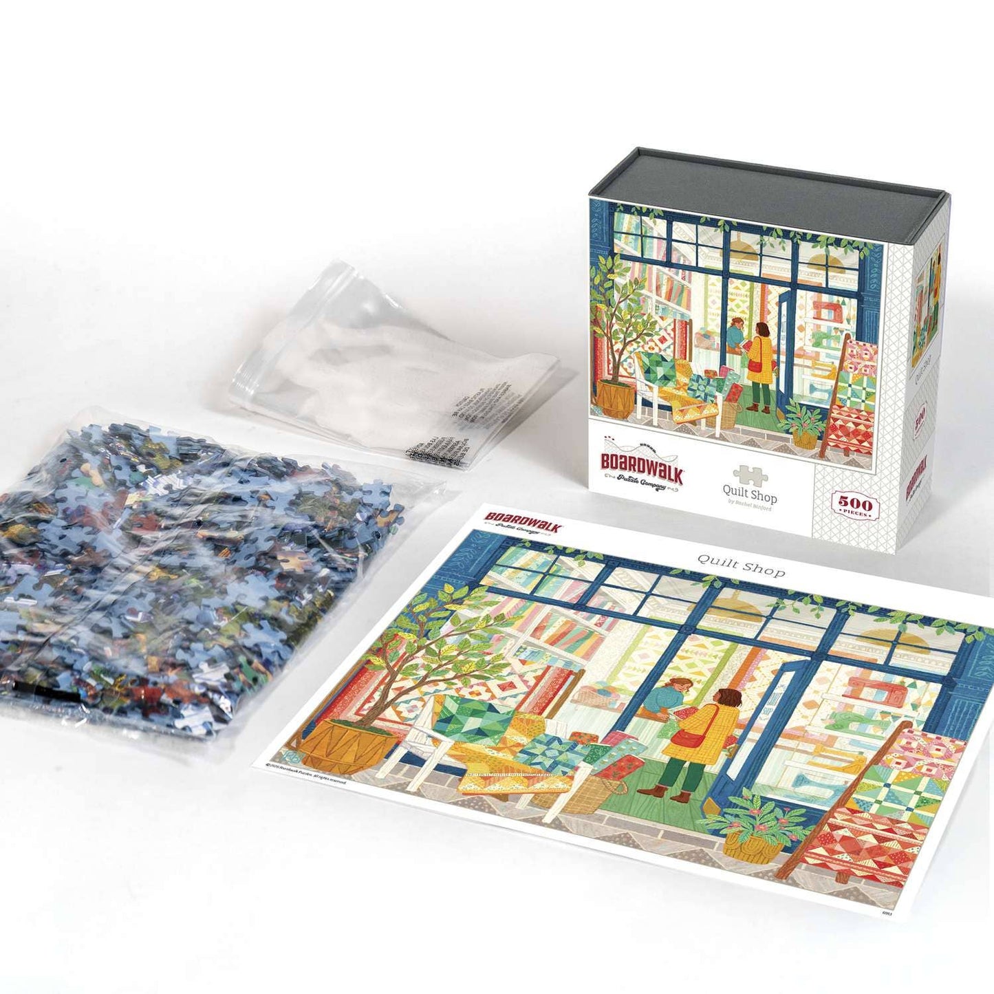 Quilt Shop 500 Piece Jigsaw Puzzle | Boardwalk