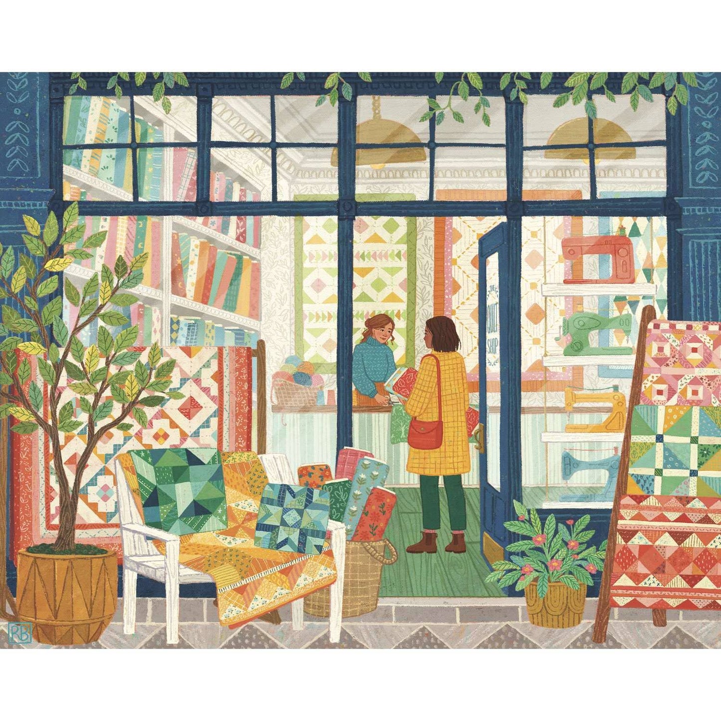 Quilt Shop 500 Piece Jigsaw Puzzle | Boardwalk