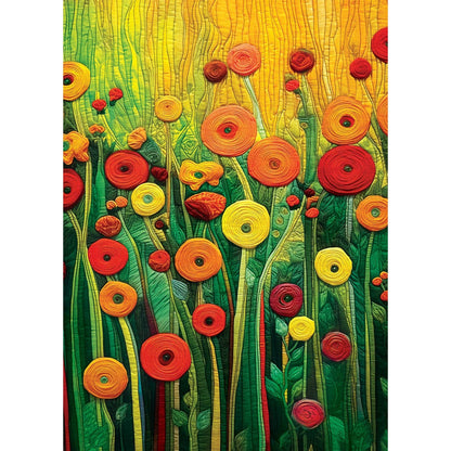 Quilted - The Joy of Flowers 1000 Piece Puzzle by Masterpieces Puzzles