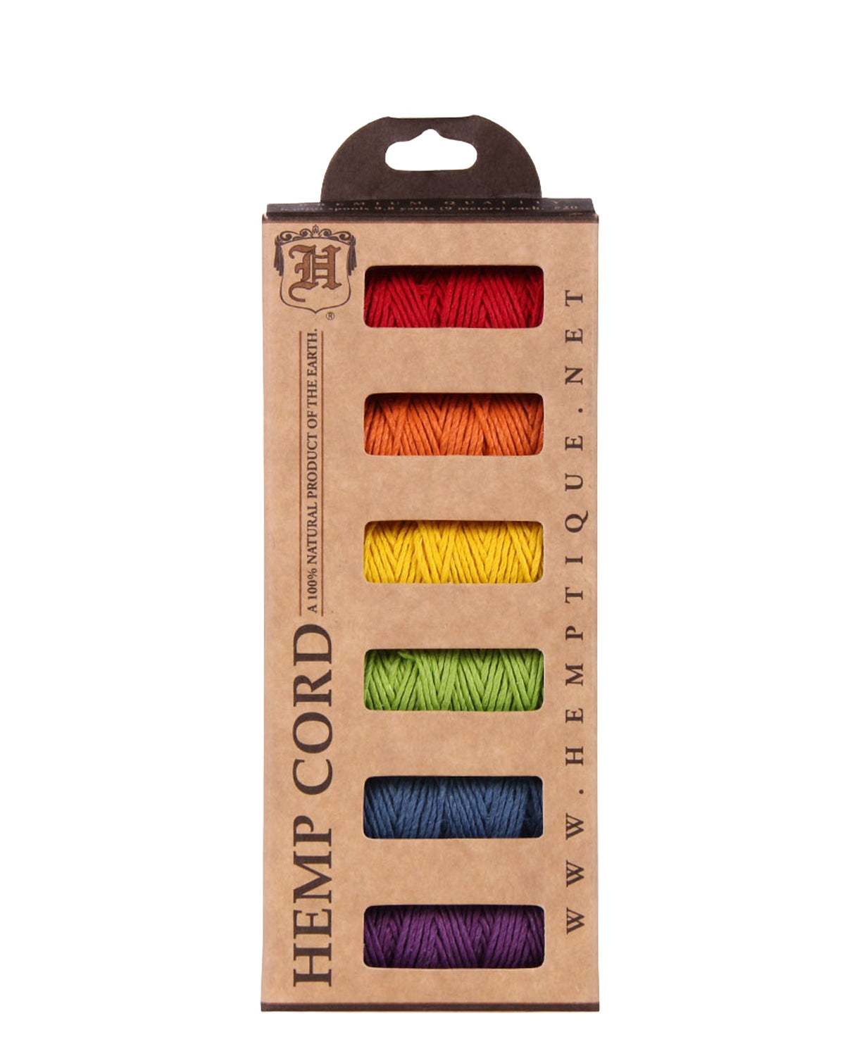 #20 Hemp Cord 6-Pack Mini Spools