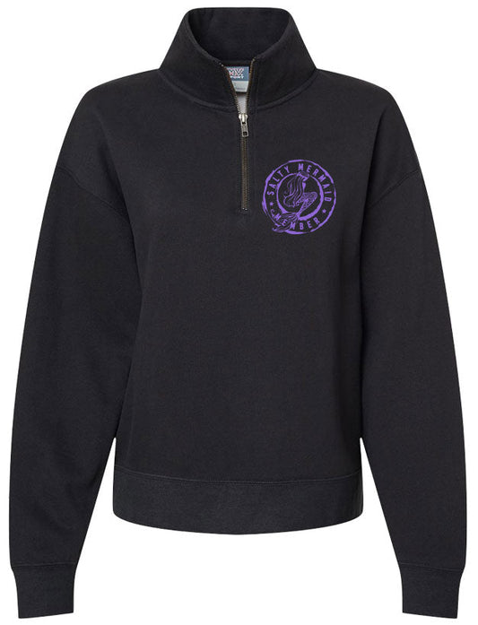 'Rest Break' Quarter Zip Sweatshirt