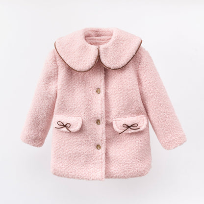 Rosalie Pink Bouclé Coat
