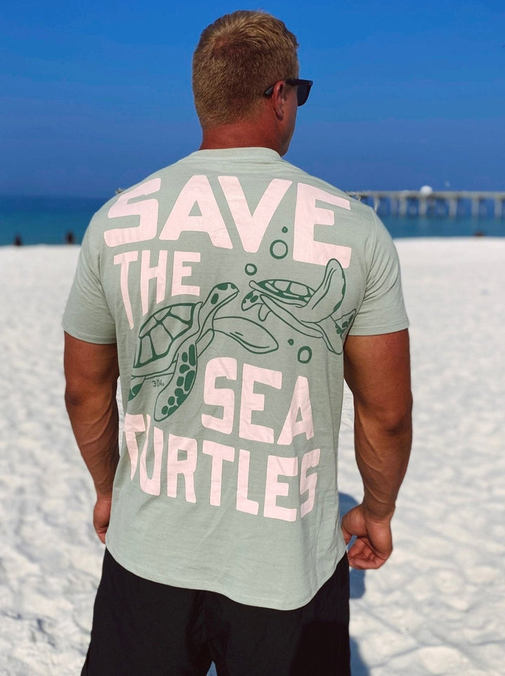 Save The Sea Turtles Recycled T-Shirt