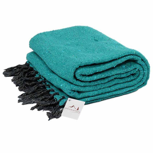 Solid Teal Green Baja Blanket | BULK SAVINGS