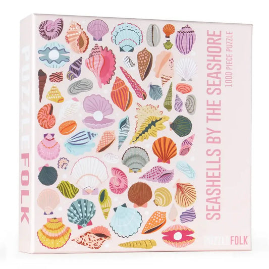 Seashells by the Seashore 1000 Piece Puzzle by Puzzlefolk