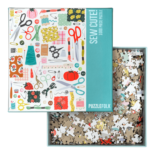 Sew Cute! 1000 Piece Jigsaw Puzzle | Puzzlefolk