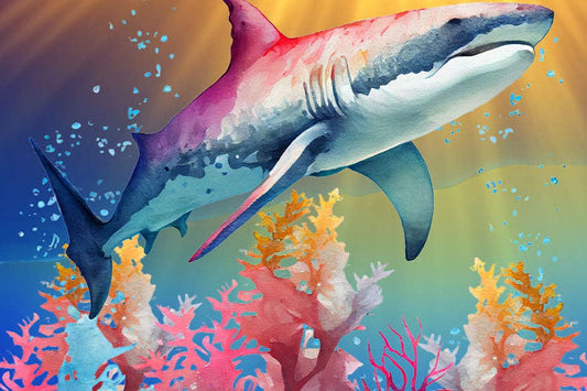 Shark Reef Mini Jigsaw Puzzle | MicroPuzzles