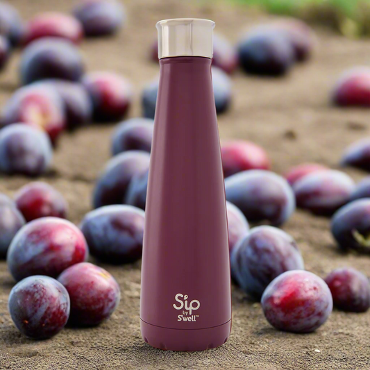 Purple Gumdrop Stainless Steel Water Bottle