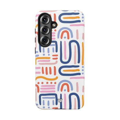 MEMPHIS BOLD LINES | Tough Phone Case
