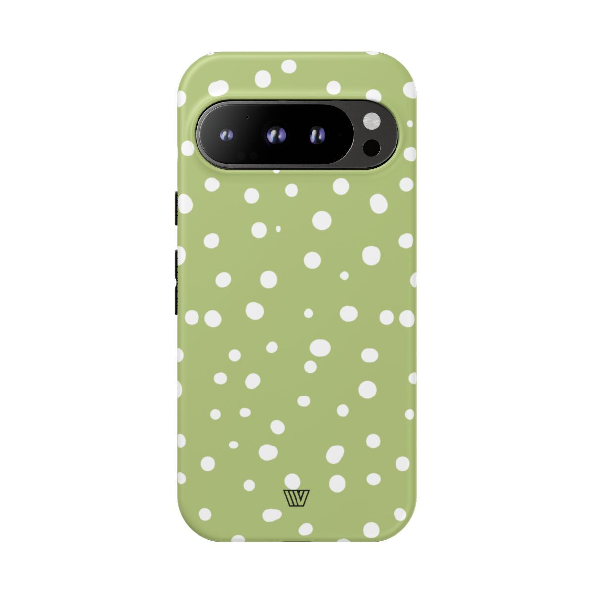 PALE OLIVE DOTS | Tough Phone Case