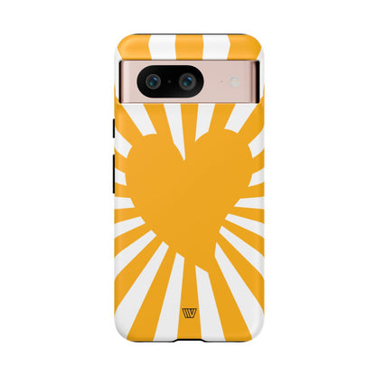HEART SUN RAYS | Tough Phone Case