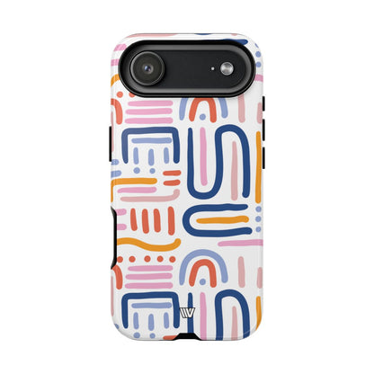 MEMPHIS BOLD LINES | Tough Phone Case