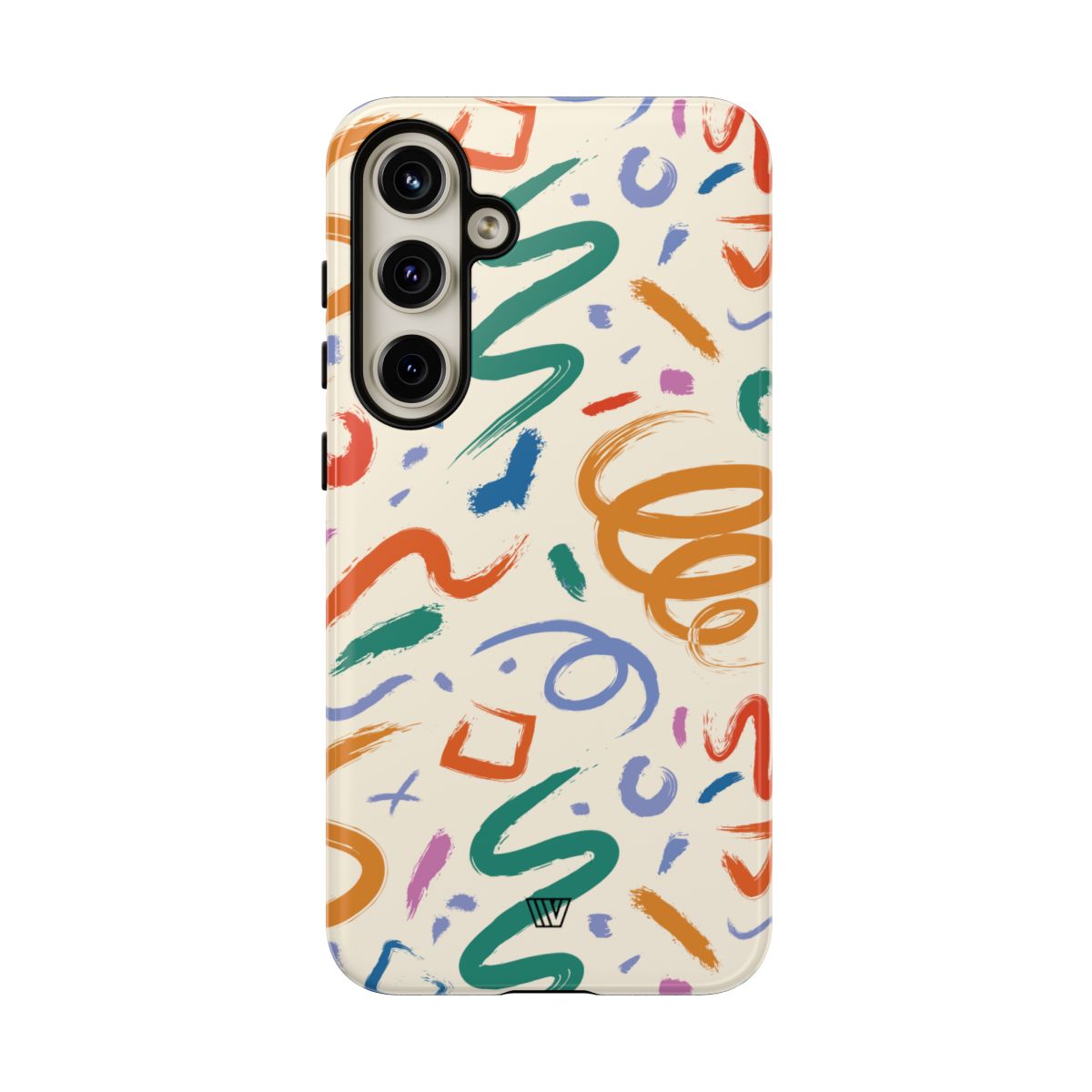DOODLE BRUSH STROKES | Tough Phone Case