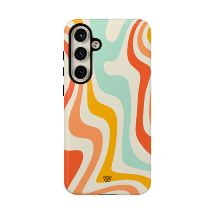 RETRO GROOVY SWIRLS | Tough Phone Case