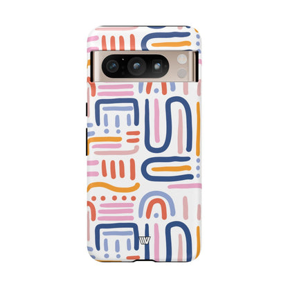 MEMPHIS BOLD LINES | Tough Phone Case
