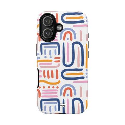 MEMPHIS BOLD LINES | Tough Phone Case