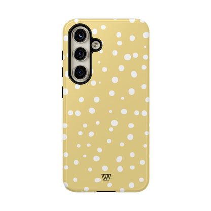 MUTED YELLOW DOTS | Tough Phone Case