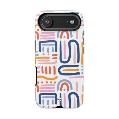 MEMPHIS BOLD LINES | Tough Phone Case