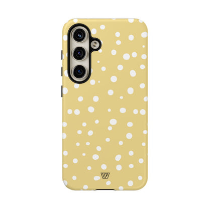 MUTED YELLOW DOTS | Tough Phone Case