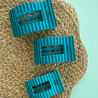 Splash Zone Small Flat Rectangle Hair Clip