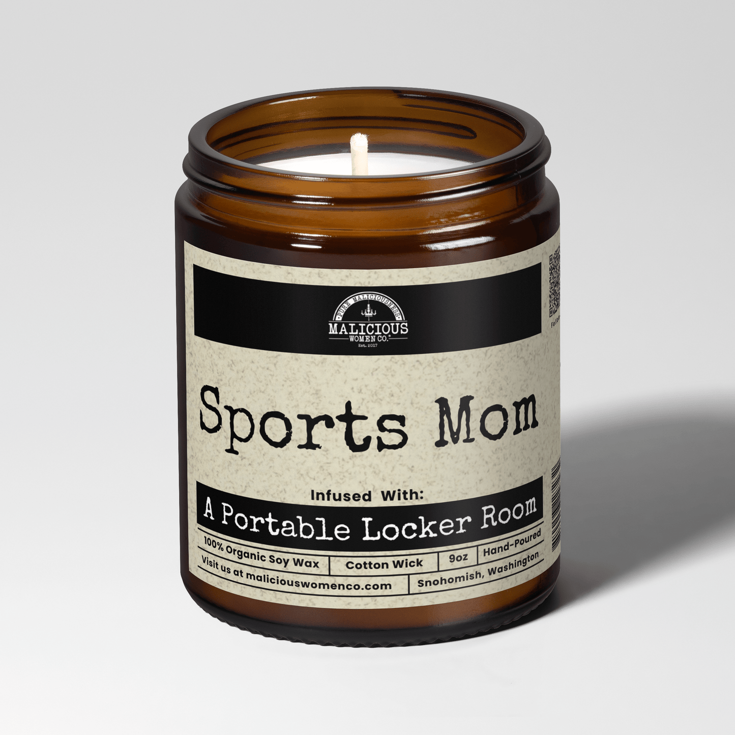 Sports Mom 9oz Mom Candle Malicious Women Co