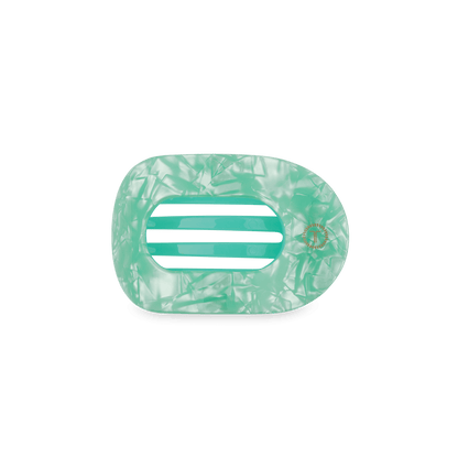 Spring Splash Small Flat Round Hair Clip