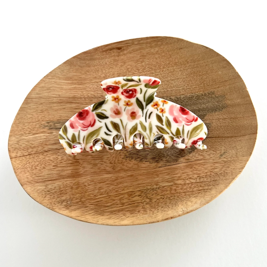 Spring Garden Claw Clip