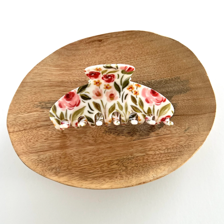 Spring Garden Claw Clip