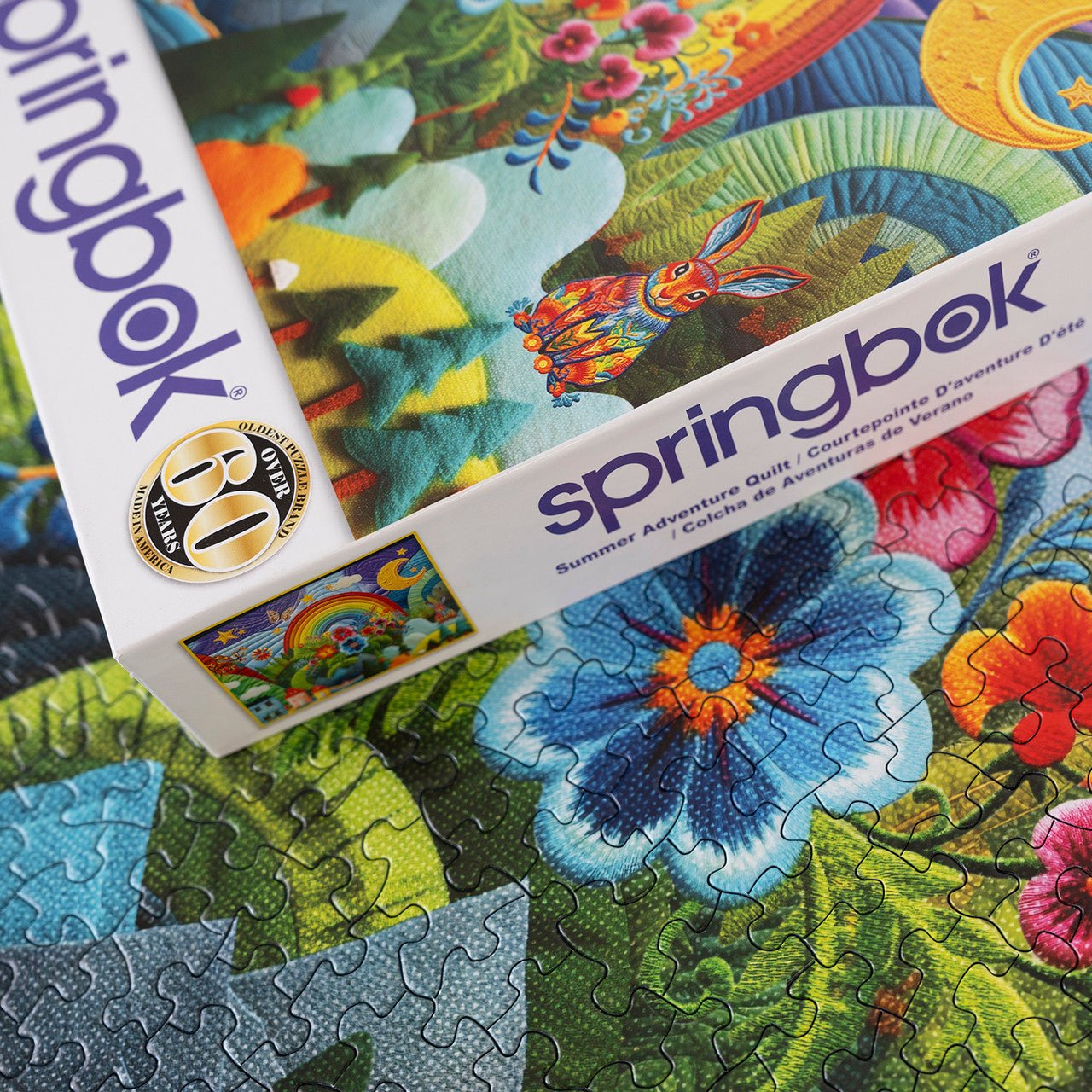 Summer Adventure Quilt 1000 Piece Jigsaw Puzzle by Springbok Puzzles