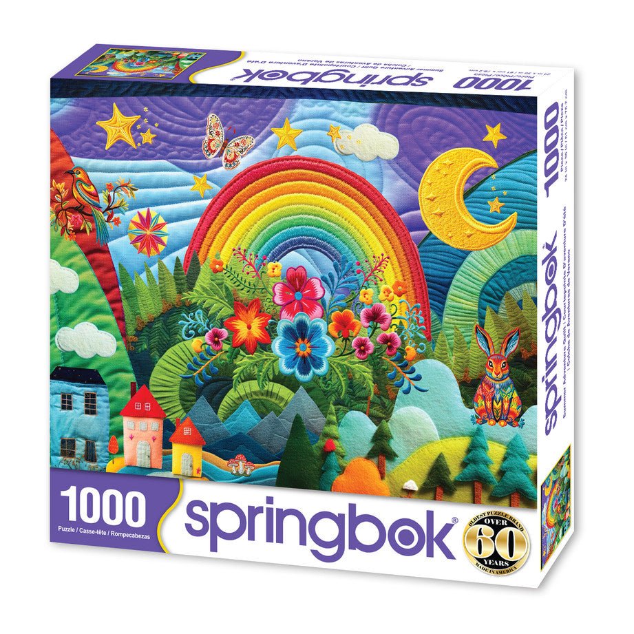 Summer Adventure Quilt 1000 Piece Jigsaw Puzzle by Springbok Puzzles