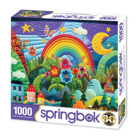 Summer Adventure Quilt 1000 Piece Jigsaw Puzzle by Springbok Puzzles