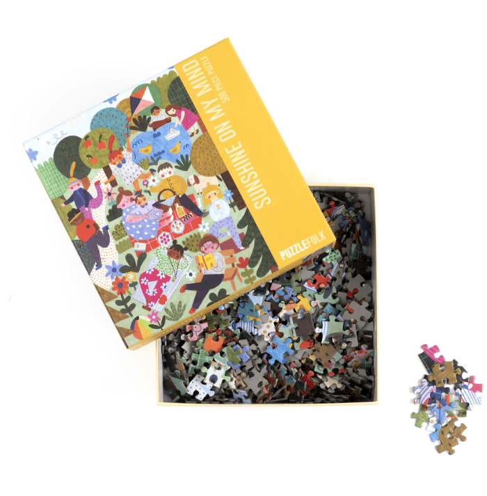 Sunshine On My Mind 500 Piece Picnic Puzzle by Puzzlefolk