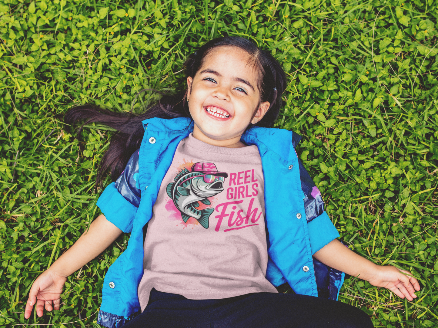Reel Girls Fish Youth & Toddler Graphic Tee